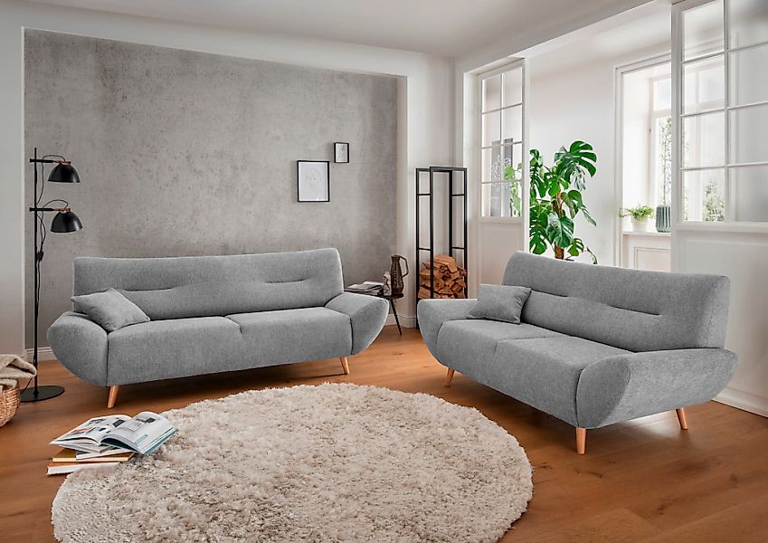 Home affaire Polstergarnitur "Drago, modern und zeitlos, aktuelle Formenspr günstig online kaufen