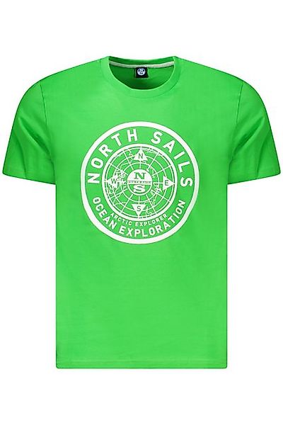 North Sails T-Shirt Grünes Kurzarm Herren T-Shirt mit Rundhals und günstig online kaufen