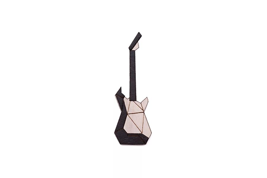 Brosche Aus Holz "Electric Guitar Brooch" günstig online kaufen
