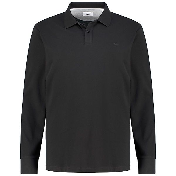 s.Oliver Basic-Poloshirt Farbe schwarz Größe: 5XL günstig online kaufen