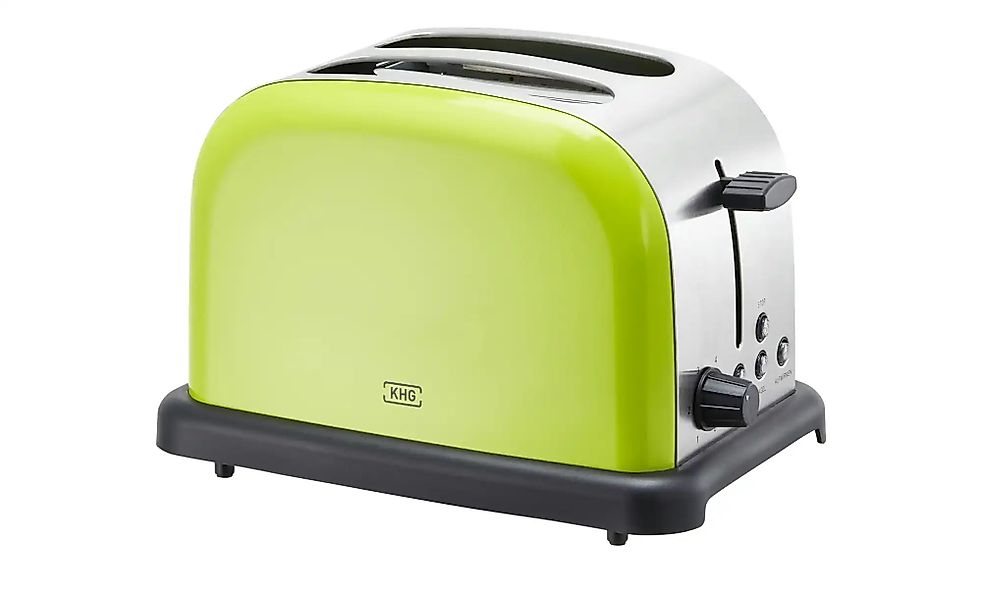 KHG Toaster  TO-1005 (LS) ¦ grün ¦ Kunststoff,Edelstahl ¦ Maße (cm): B: 30 günstig online kaufen