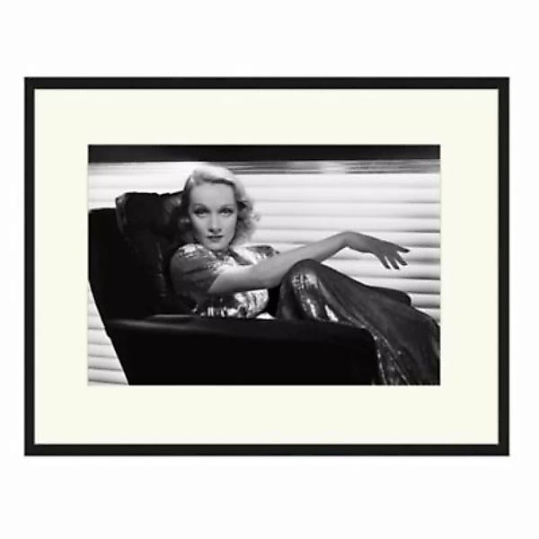 Any Image Wandbild Marlene Dietrich schwarz Gr. 30 x 40 günstig online kaufen