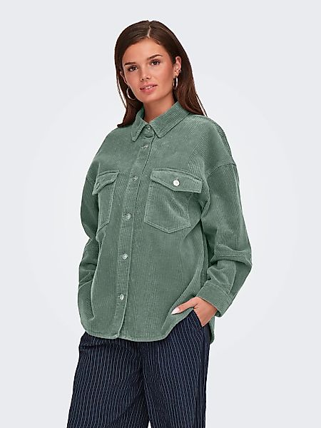 ONLY Hemdbluse "ONLTIGGY L/S CORD SHACKET PNT" Baumwolle, oversize günstig online kaufen