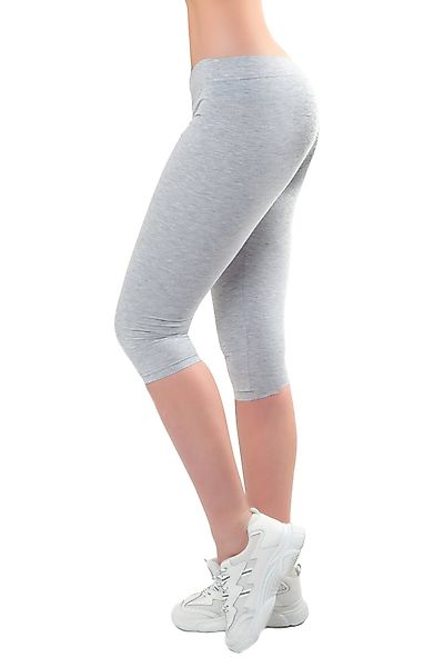Bongual Caprileggings Damen Capri-Leggins aus Baumwolle-mix günstig online kaufen