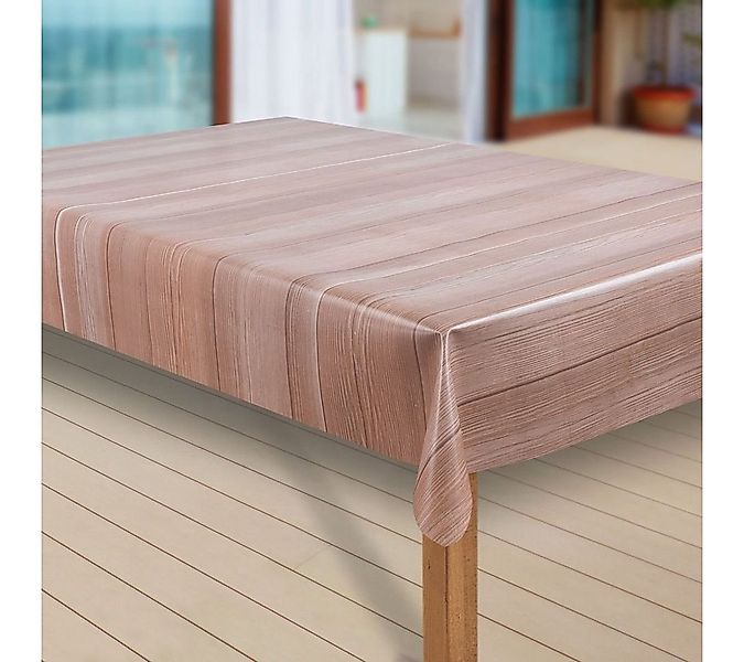 laro Tischdecke Wachstuch-Tischdecken Abwaschbar Holz Optik rechteckig günstig online kaufen