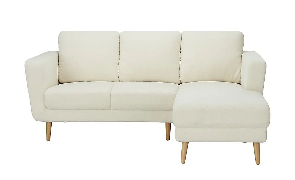 uno Ecksofa Teddystoff Scandi 2235 ¦ creme ¦ Maße (cm): B: 185 H: 87 T: 152 günstig online kaufen