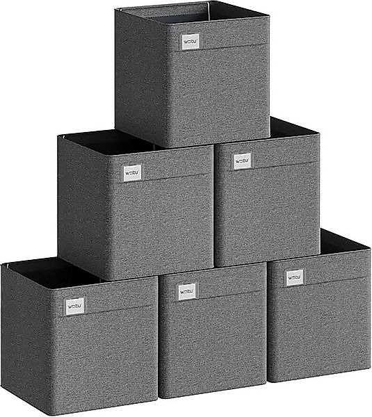 Woltu Aufbewahrungsbox (6 St), mit Griffen, Stoffbox Aufbewahrung, Regal Ei günstig online kaufen
