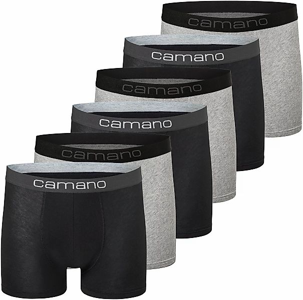 Camano Boxershorts "Boxershorts Unterhosen Herren elastischer Gummibund ohn günstig online kaufen