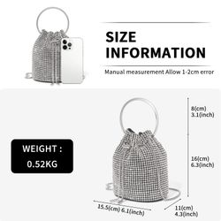 Miss Lulu Abendtasche Damen Glänzende Handtasche günstig online kaufen