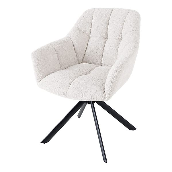 riess-ambiente Polsterstuhl PAPILLON creme / schwarz günstig online kaufen