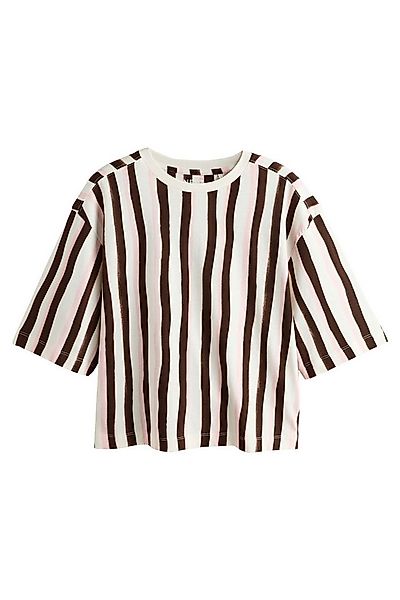 Next T-Shirt Relaxed Fit T-Shirt mit ellbogenlangen Ärmeln (1-tlg) günstig online kaufen
