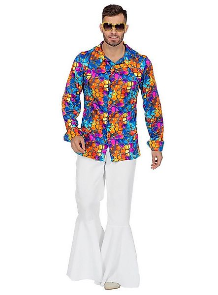 Metamorph T-Shirt 70er Jahre Hemd Tropic Kaleidoscopic Für Schlager- und Mo günstig online kaufen