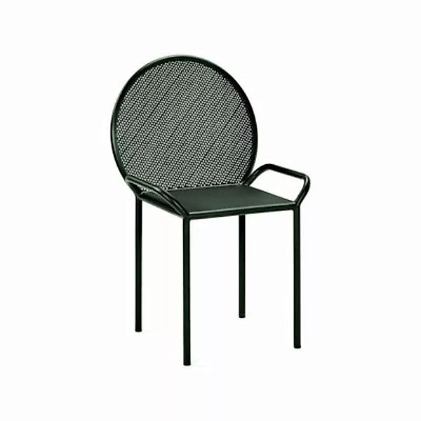 Stuhl Fontainebleau metall grün / Lochstahl - Serax - Grün günstig online kaufen