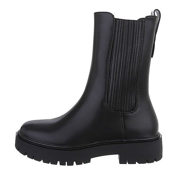 Ital-Design Damen Freizeit Plateaustiefelette (84989618) Blockabsatz günstig online kaufen
