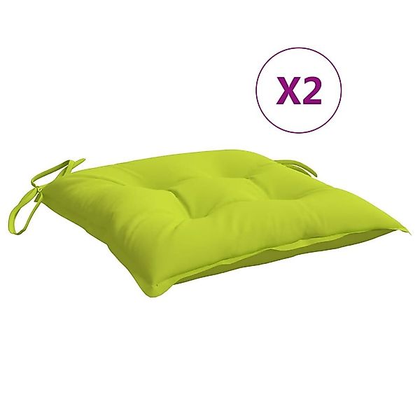 vidaXL Sitzauflage Palettenkissen 2 Stk. Hellgrün günstig online kaufen