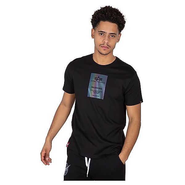 Alpha Industries Rainbow Reflective Label Kurzärmeliges T-shirt 3XL Black günstig online kaufen