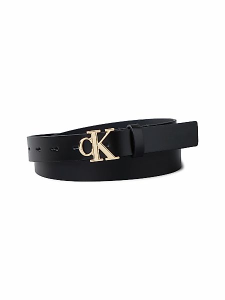 Calvin Klein Jeans Ledergürtel "Monogram Plaque Buckle 30MM" günstig online kaufen