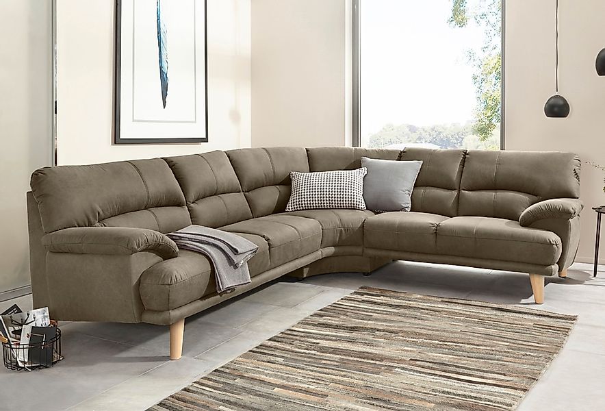 TRENDMANUFAKTUR Polsterecke "Cecilia, italienisches Designsprache, modern u günstig online kaufen