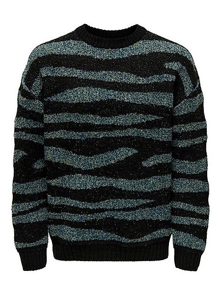 ONLY & SONS Strickpullover - modischer Boucle Pullover - ONSLINCOLM DS 3 BO günstig online kaufen