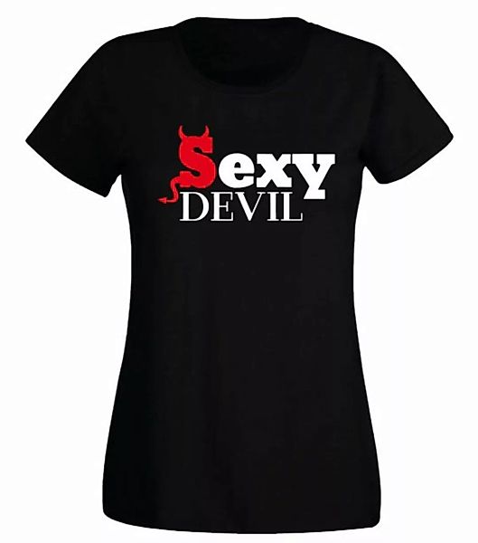 G-graphics T-Shirt Damen T-Shirt - Sexy Devil mit trendigem Frontprint, Sli günstig online kaufen