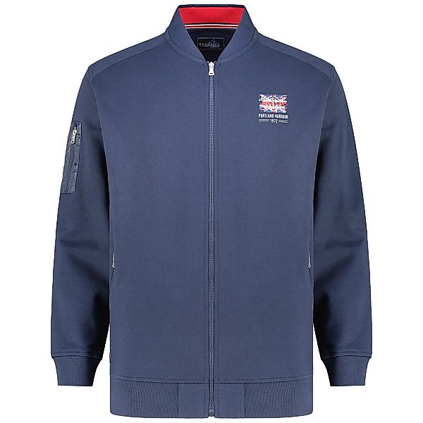 Redfield Sweatjacke aus Baumwollmischung Farbe dunkelblau Größe: 10XL günstig online kaufen