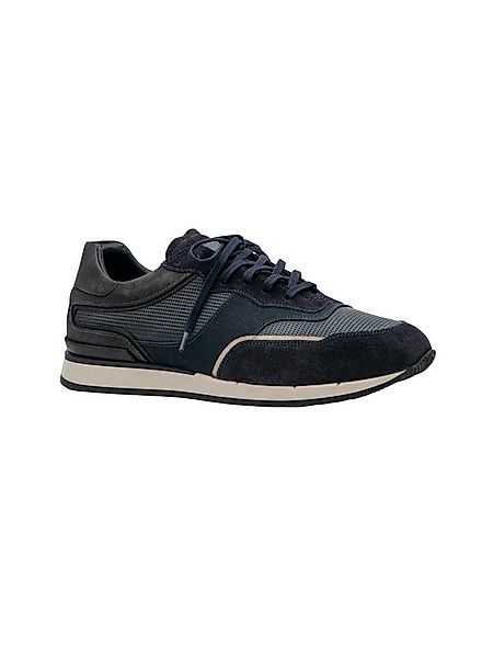 Engbers engbers Herren Ledersneaker sportiv, Marineblau Sneaker günstig online kaufen