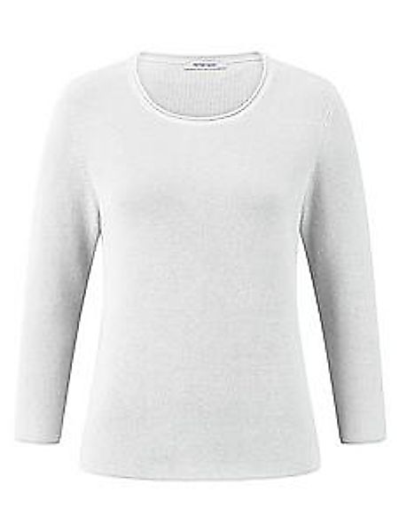 Rundhals-Pullover Peter Hahn weiss günstig online kaufen