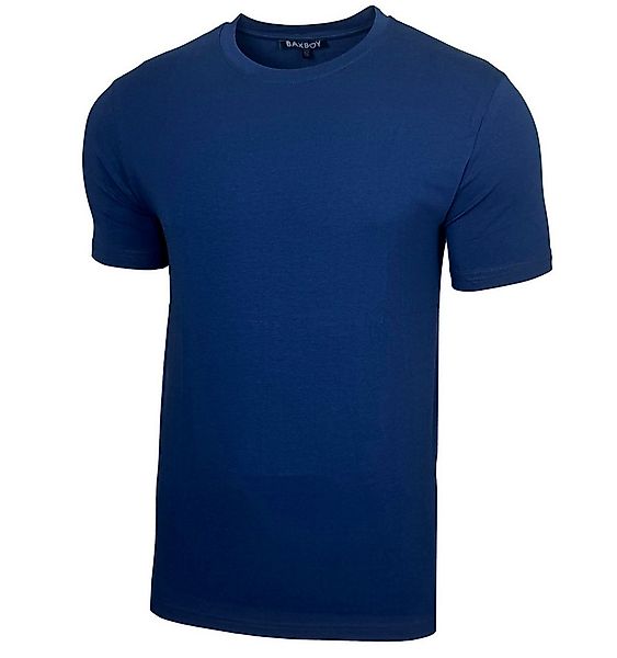 Baxboy T-Shirt Baxboy Herren Uni Basic Kurzarm Slim Fit T-Shirt B-55 günstig online kaufen