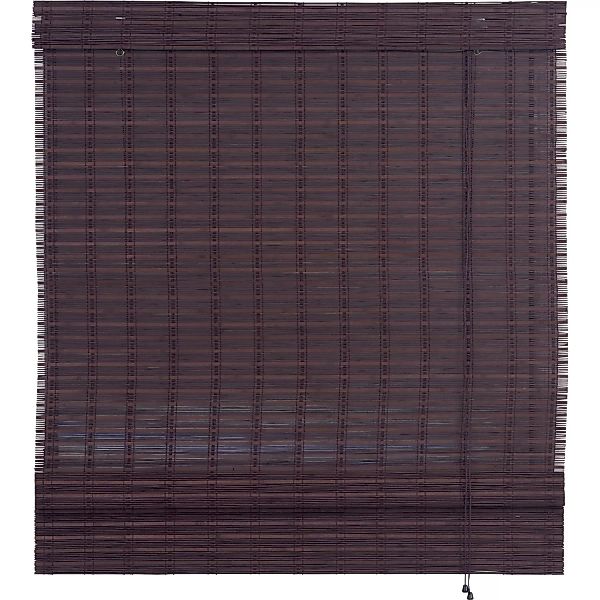 OBI Bambus-Raffrollo Mataro 100 cm x 160 cm Teak günstig online kaufen