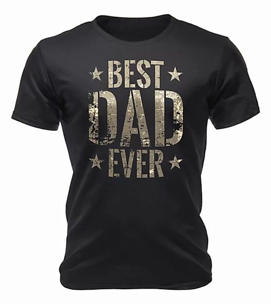 RAHMENLOS® T-Shirt im Camouflage Look zum Vatertag: Best Dad Ever günstig online kaufen