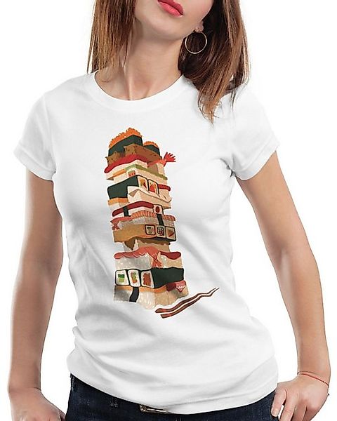 style3 T-Shirt Sushi Tower japan japanisch spiel günstig online kaufen