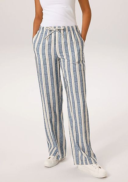 Aniston CASUAL Schlupfhose im trendigen Streifen-Dessin - NEUE KOLLEKTION günstig online kaufen