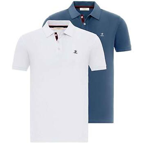 Antioch  T-Shirts & Poloshirts Beau Polo Neck 2 Pack Regular Fit T-Shirt günstig online kaufen