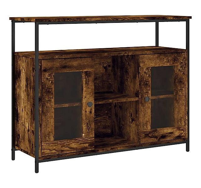 vidaXL Sideboard Sideboard Räuchereiche 100x35x80 cm Holzwerkstoff (1 St) günstig online kaufen