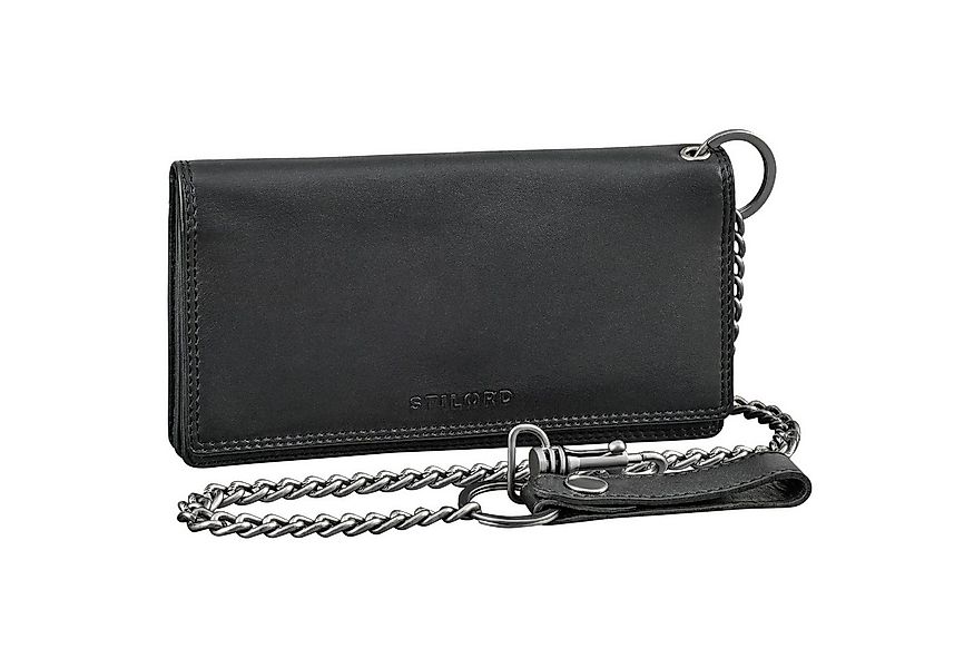 STILORD Geldbörse "Leonidas" Leder Portemonnaie Herren mit Kette RFID günstig online kaufen