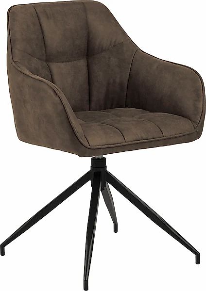 ACTONA GROUP Esszimmerstuhl »Beate« () 1 Stk.mit edlem Samtstoff und modern günstig online kaufen