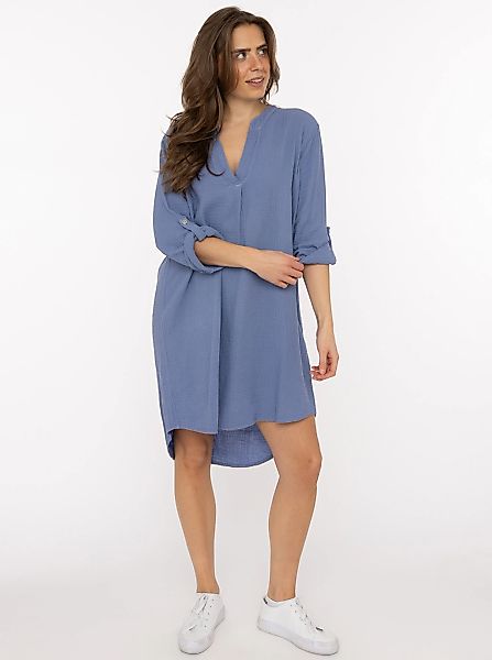 Zwillingsherz Schlupfbluse ""Rom"" verlängerte Rückenpartie, V-Neck, Turn-U günstig online kaufen