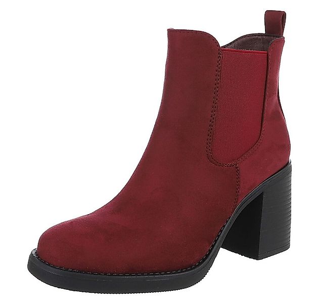Ital-Design Eleganter Chelsea-Boot mit elastischem Einsatz und Sohle High-H günstig online kaufen