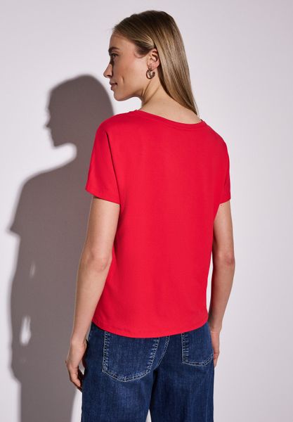 STREET ONE T-Shirt aus strecthigem Viskosematerial günstig online kaufen