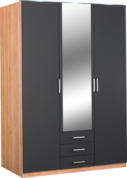 priess Kleiderschrank "Amsterdam" mit oder ohne LED-Beleuchtung günstig online kaufen