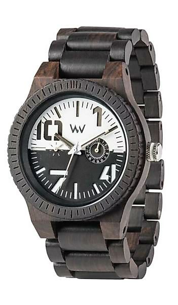 Holz-armbanduhr Oblivio Black / White | 100% Hautverträglich günstig online kaufen