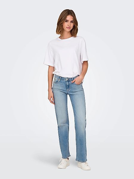 ONLY Gerade Jeans "ONLBLUSH MID STRAIGHT DNM TAI467 NOOS" günstig online kaufen