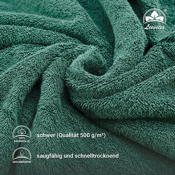 leevitex® Saunatuch Saunatuch Frottee XXL, (2-St), günstig online kaufen