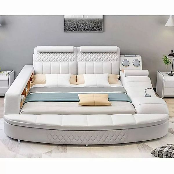 JVmoebel Bett Multifunktion Doppelbett Betten Ehebett Polsterbett Schlafzim günstig online kaufen