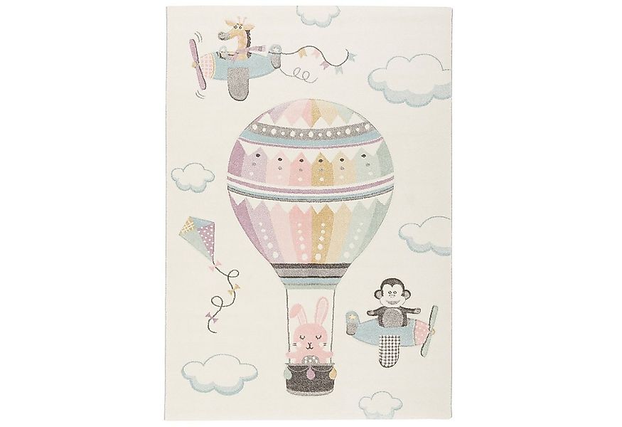 Pergamon Kinderteppich Kinder Teppich Maui Kids Heißluftballon, Rechteckig, günstig online kaufen