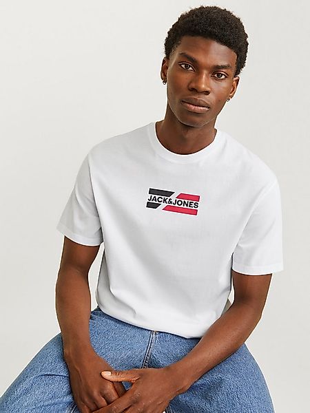 Jack & Jones Rundhalsshirt JJECORP GRAPHIC TEE SS O-NECK NOOS mit Logo Prin günstig online kaufen