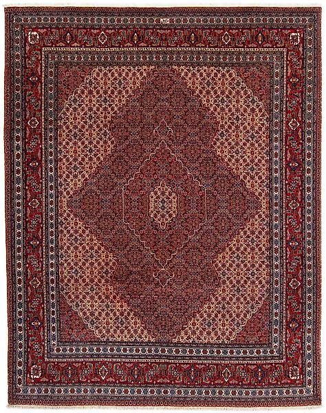 morgenland Orientteppich »Perser - Nain - 335 x 263 cm - dunkelrot«, rechte günstig online kaufen