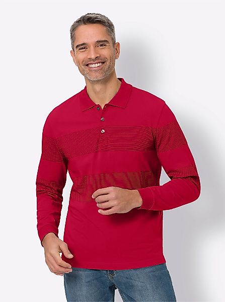 Classic Poloshirt "Langarm-Poloshirt" 1 Stk. tlg. günstig online kaufen