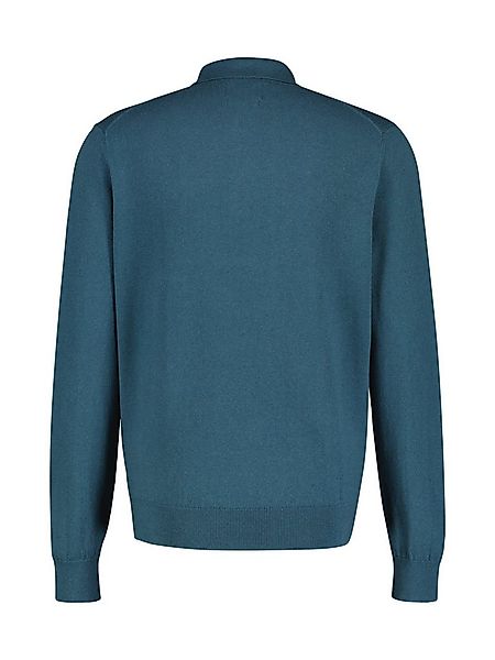 LERROS Strickpullover LERROS Langarm Strickpolo mit Wollanteil günstig online kaufen