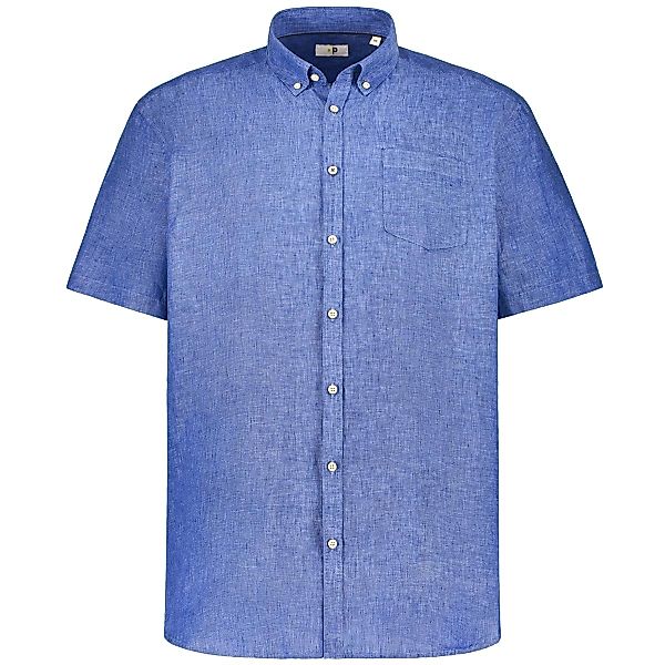 Pfundskerl Freizeithemd aus Leinen Farbe royalblau Größe: 4XL günstig online kaufen